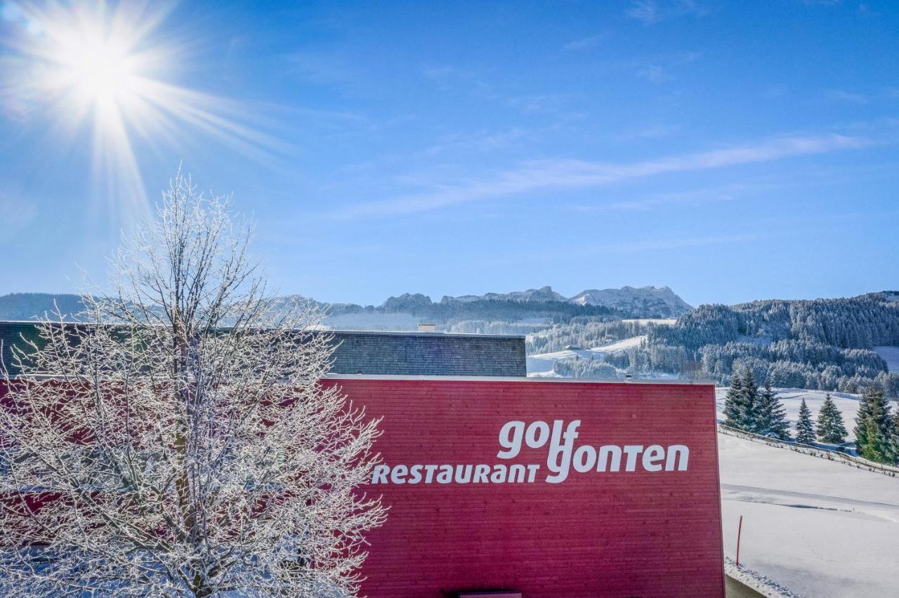 Отель Swiss Mountain Golf-Restaurant Gonten Экстерьер фото